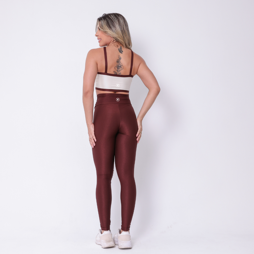 Luma 2-Piece Leggings & Bicolor Top Set - Glow Collection