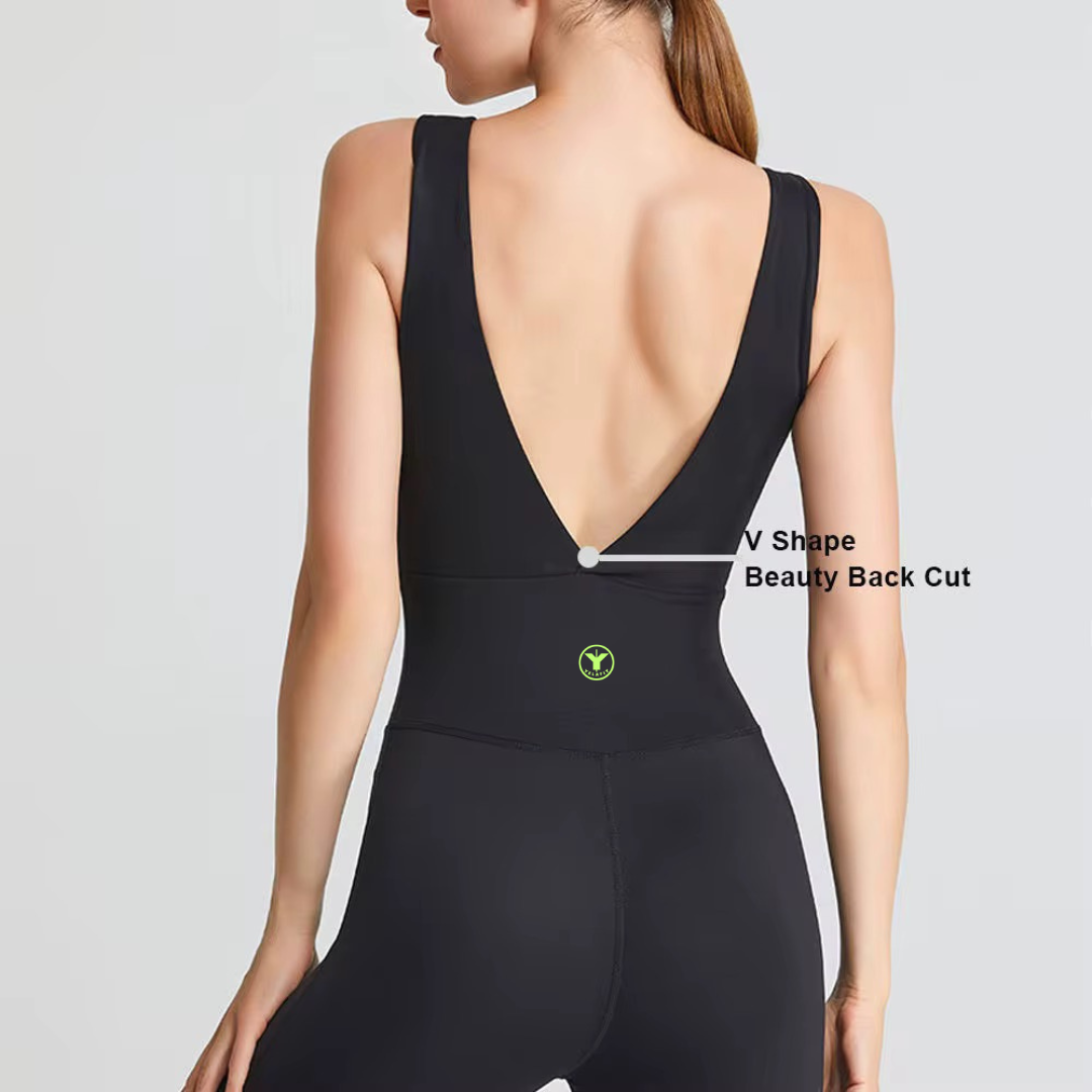 Onesie Jumpsuit Waist Cutout