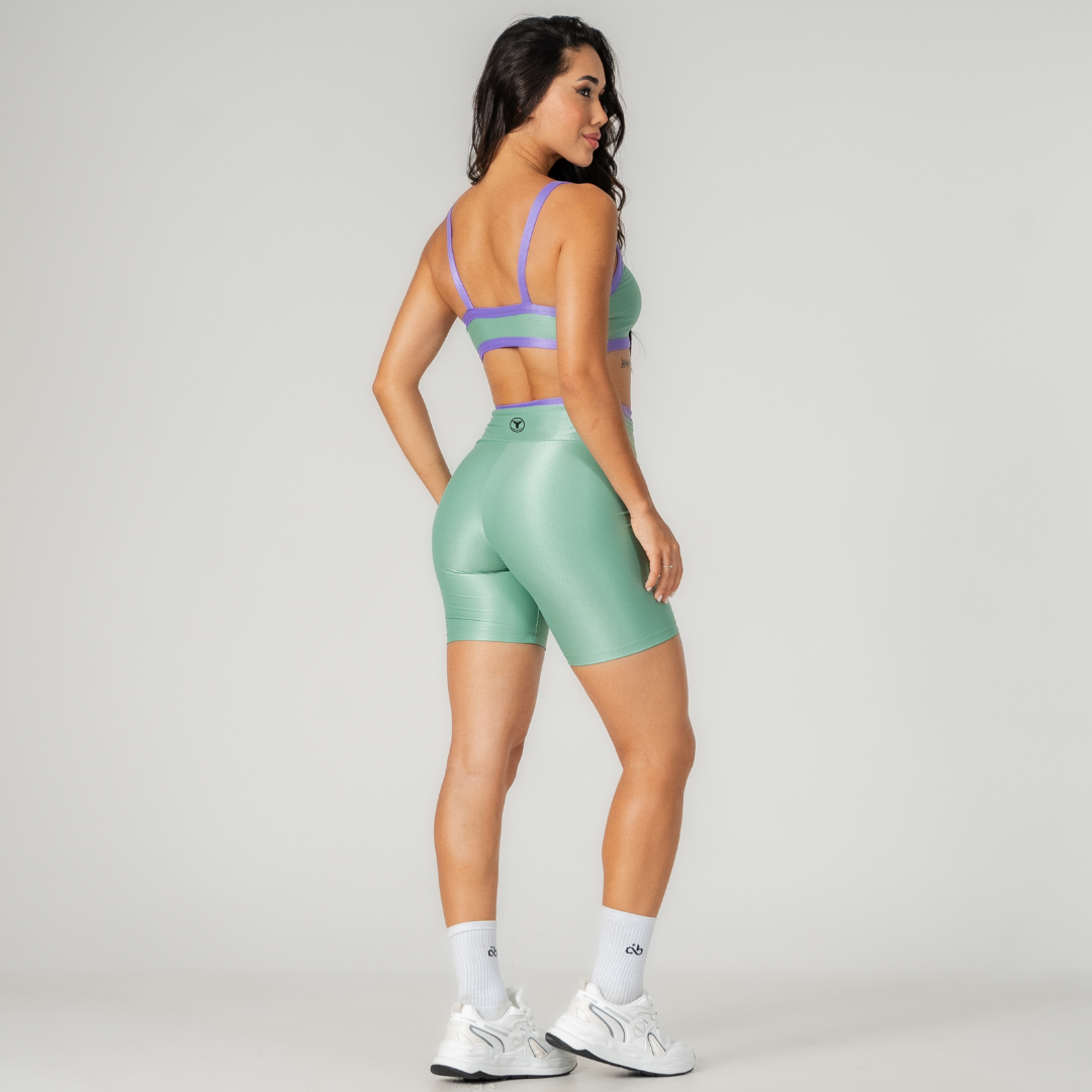 Nati 2-Piece Shorts & Bicolor Top Set - Glow Collection