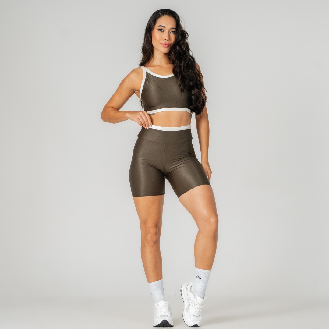 Nati 2-Piece Shorts & Bicolor Top Set - Glow Collection