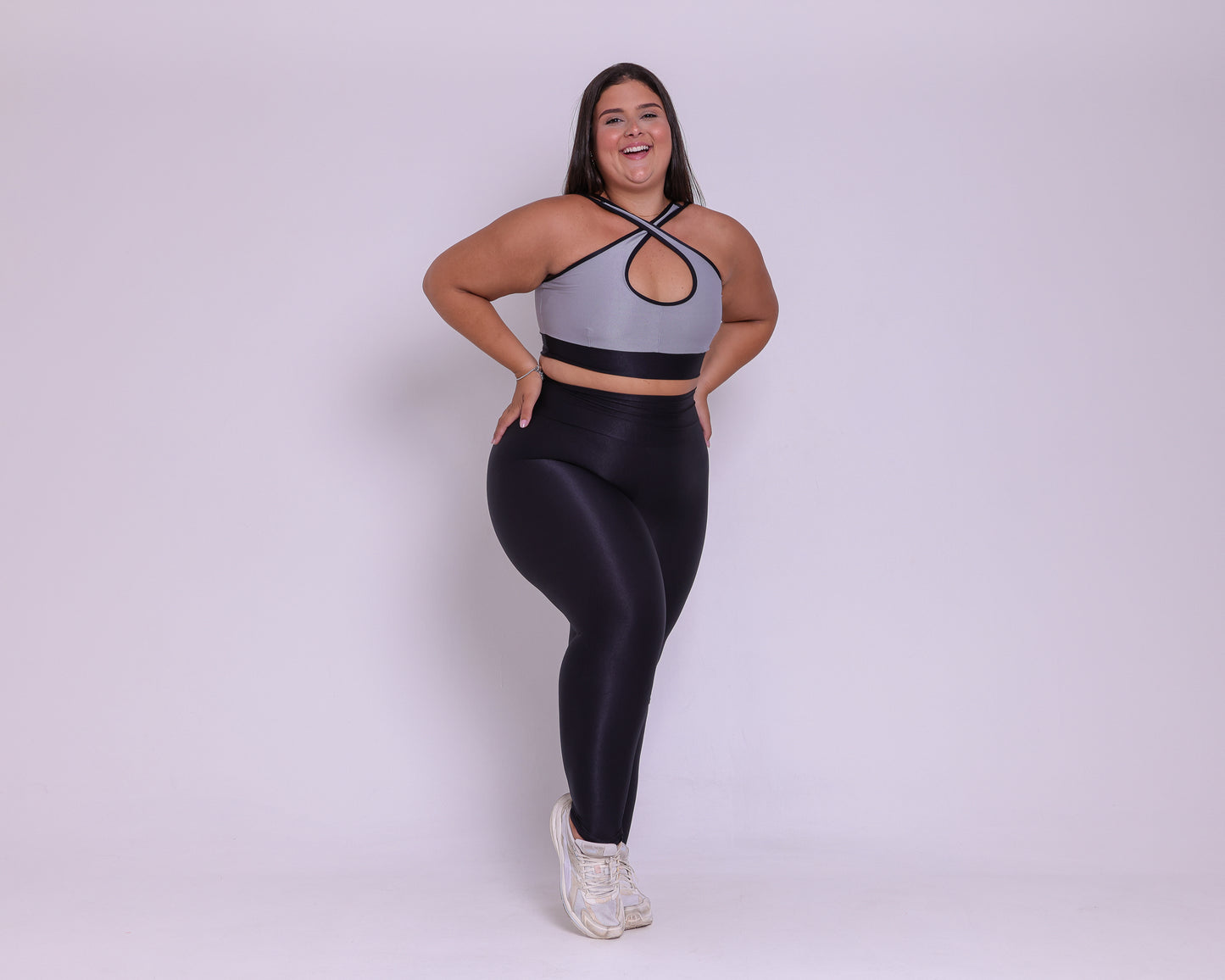 Yela Plus 2-Piece Leggings and 3-in-1 Top Set