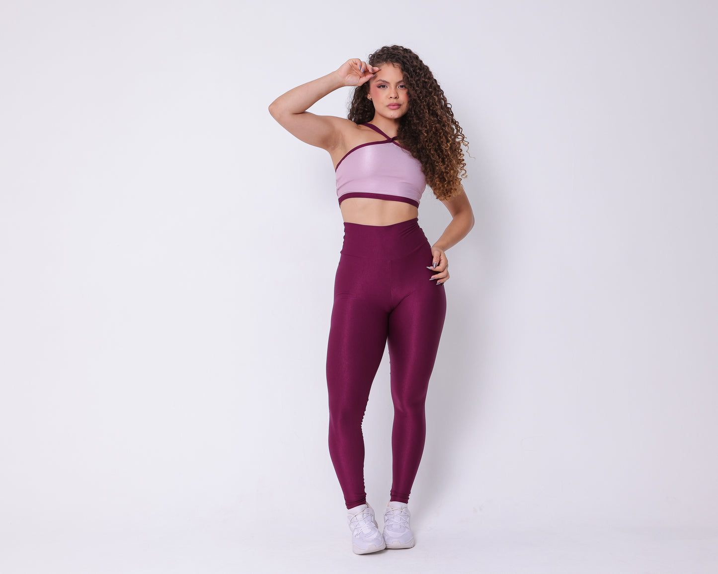 Luma 2-Piece Leggings & Bicolor Top Set - Glow Collection