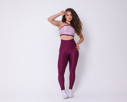 Luma 2-Piece Leggings & Bicolor Top Set - Glow Collection