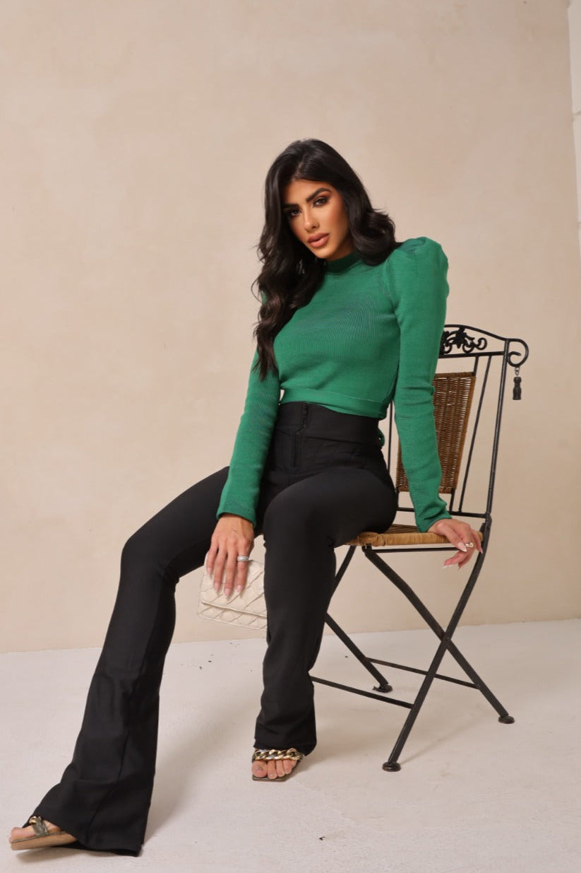 Lipo Tummy Control Flare Leggings