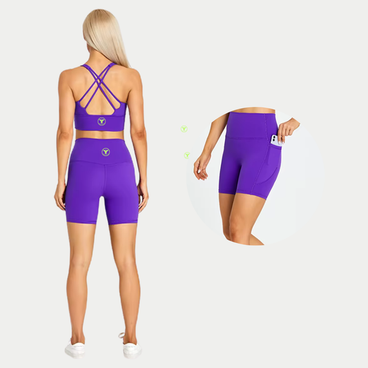 Amanda Shorts with pockets and top set