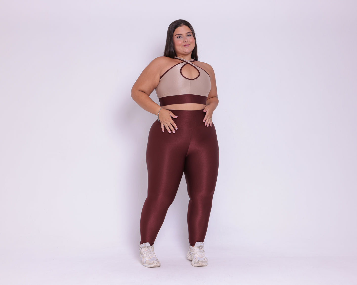 Yela Plus 2-Piece Leggings and 3-in-1 Top Set