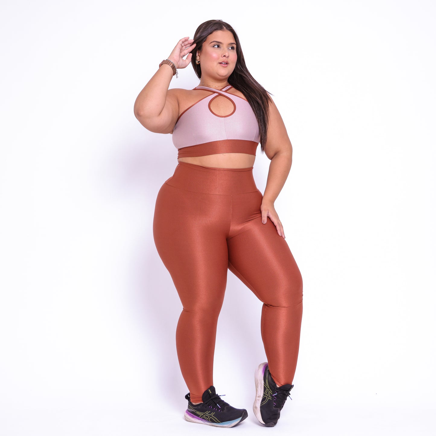Yela Plus 2-Piece Leggings and 3-in-1 Top Set