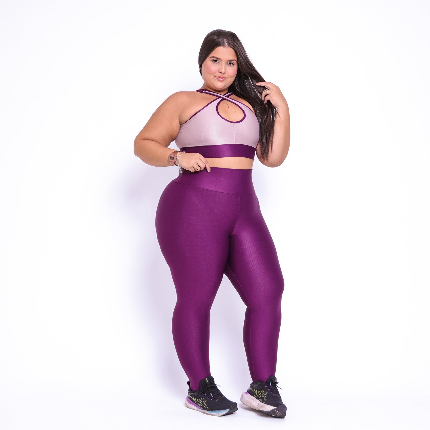 Yela Plus 2-Piece Leggings and 3-in-1 Top Set