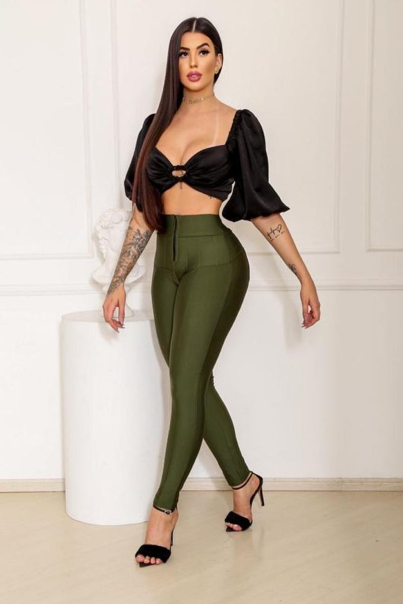 Lipo Tummy Control Skinny Leggings