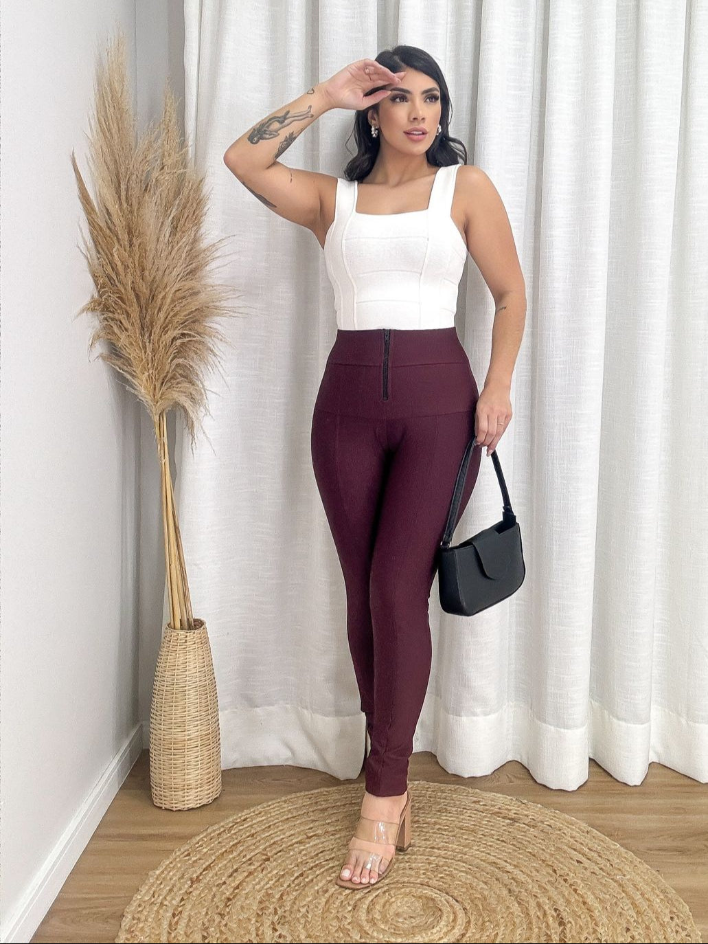 Lipo Tummy Control Skinny Leggings