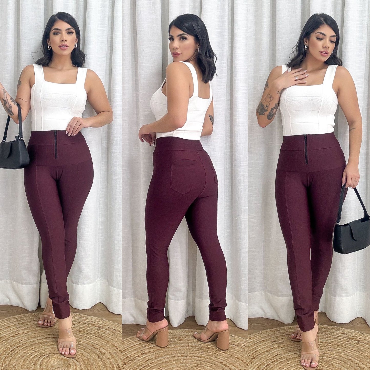 Lipo Tummy Control Skinny Leggings