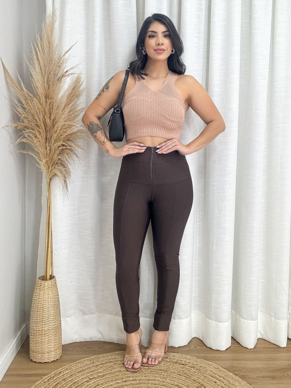 Lipo Tummy Control Skinny Leggings